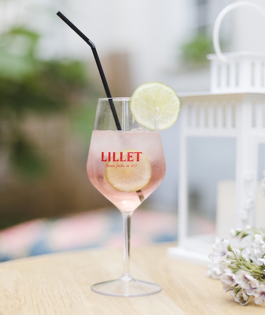 Cocktail Lillet rosé tonic